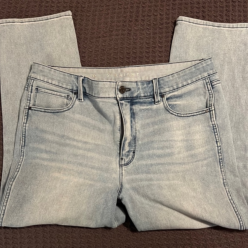White House Black Market Straight Leg Jeans - 14S
